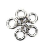 Eowpower M8 Male Thread Shoulder Lifting Ring Eye Bolts 5-Pack-0