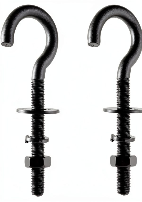 Wealrit 10 Set Round Hook Eyelet Bolt M5 Stainless Steel Heavy Duty-2