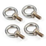 Eye Bolts Aiwaiufu 4-Pack 1/4"-20 316 Stainless Shoulder Lifting Ring-0